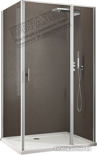 Душевой уголок Allen Brau Priority 90x80 304203 (серебро браш)