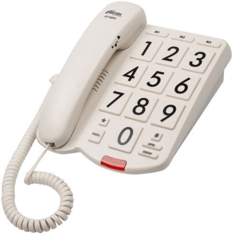 

Телефонный аппарат Ritmix RT-520 (белый)