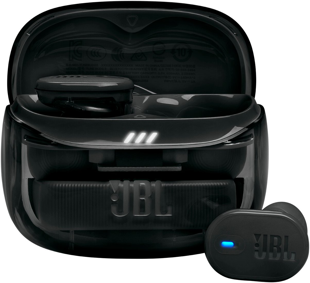 Наушники JBL Tune Buds 2 Ghost Edition (черный)