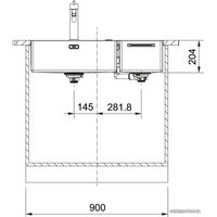 Кухонная мойка Franke Box Center BWX 220-54-27 TL 127.0538.260