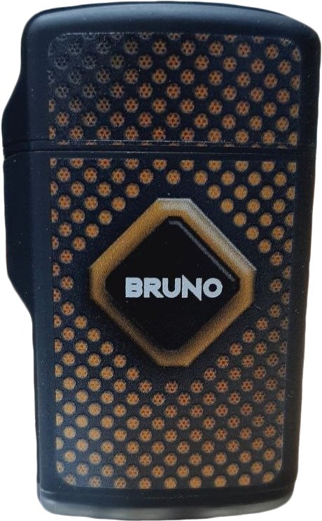 

Зажигалка Bruno Jet Rubberized (графика, змеиная кожа, черный/желтый)