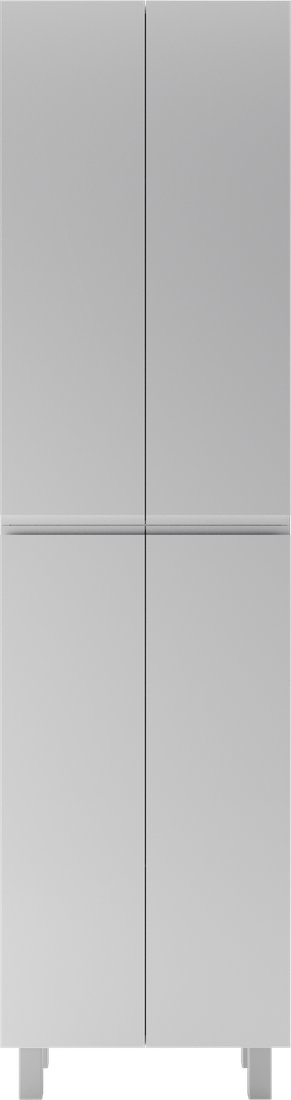 

Домино Шкаф-пенал для ванной 50 Graffo без ящика (светло-серый матовый)