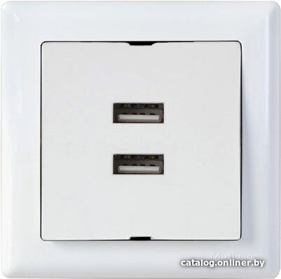 Розетка USB Mutlusan Daria 2120 449 0101 (белый)
