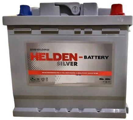 

Автомобильный аккумулятор Helden R+ низ. (45 А·ч)