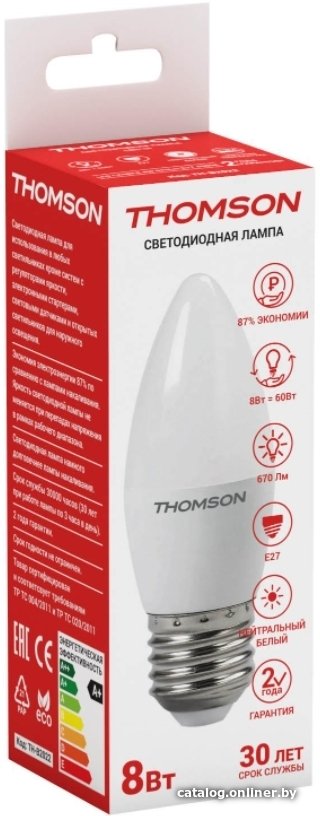 Светодиодная лампочка Thomson Candle TH-B2022