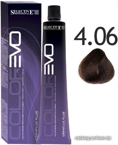 Крем-краска Selective Professional Colorevo 4.06 84406 (100 мл, каштановый выжженная земля)