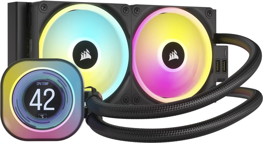 

Система жидкостного охлаждения для процессора Corsair iCUE LINK H100i LCD RGB CW-9061007-WW