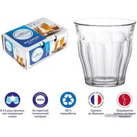 Набор стаканов для воды и напитков Duralex Picardie Clear 1028AB06A0111