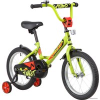 Детский велосипед Novatrack Twist New 16 2020 161TWIST.GN20 (зеленый/черный)