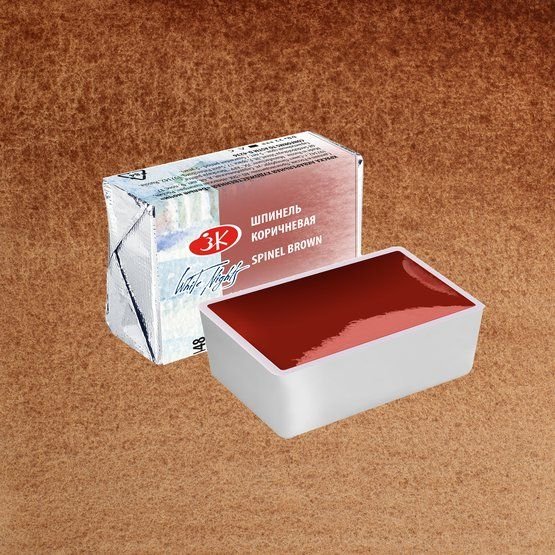 

Акварельная краска Невская палитра Белые ночи 1911448 (448 шпинель коричневая)