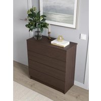 Комод Горизонт Нео 760 4 ящика (венге)