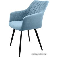 Стул Гальваник Диаманте Лофт (эмаль черный муар/Catania Dasty-B)