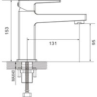 Смеситель Rose R2801C