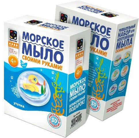 

Набор для изготовления мыла Фантазер Мыло морское Уточка 981402