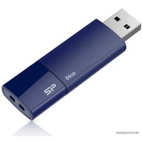 USB Flash Silicon-Power Ultima U05 64GB Blue (SP064GBUF2U05V1D)