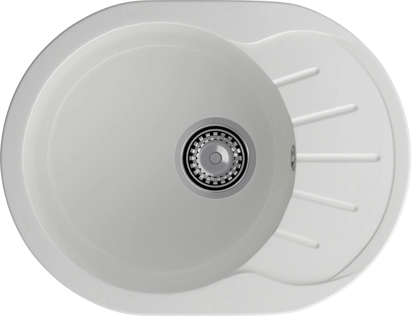 Кухонная мойка GranFest Rondo 580L (иней)