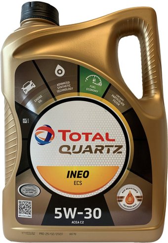 Total Quartz Ineo ECS 5W30 4Л моторное масло купить в Минске