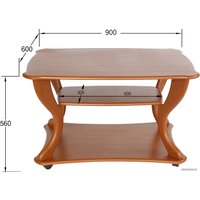 Журнальный столик Калифорния мебель Маэстро СЖ-02 (вишня)