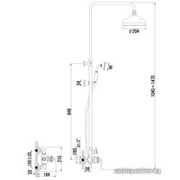Душевая система  Lemark Brava [LM4760G]