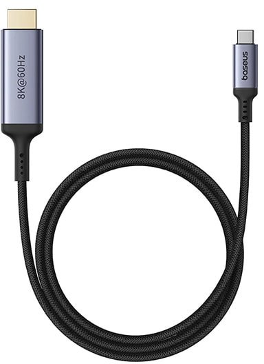 

Кабель Baseus High Definition Series USB Type-С - HDMI 8K (1.5 м, черный)