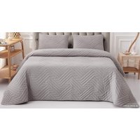 Набор текстиля для спальни Sofi De MarkO Мориц 230х250 Пок-МЦ-ср-230х250 (серый)