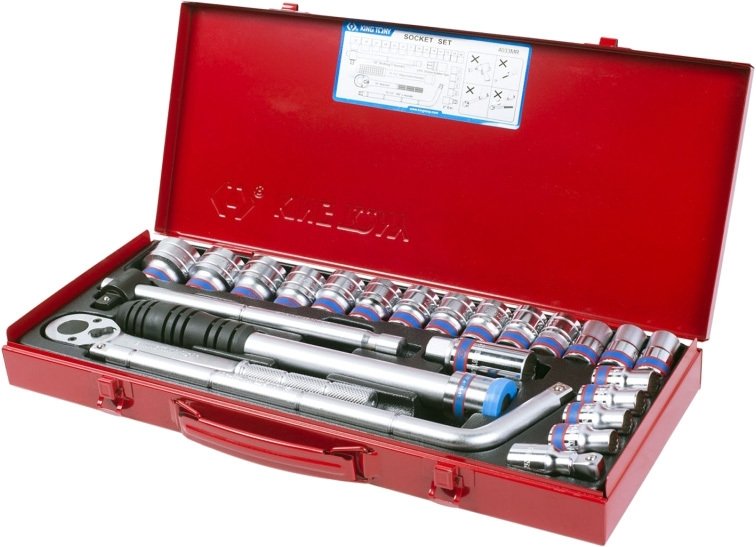 

Универсальный набор инструментов King Tony 4033MR (24 предмета)