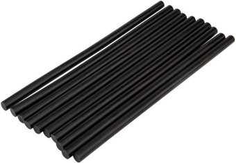 Клеевые стержни MaxPiler MGE-0720B (8 шт, черный)
