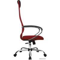 Офисное кресло Metta SU-B-8 (хром, красный)
