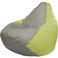 Кресло-мешок Flagman Груша Мега XXXL Г3.1-343 (серый/салатовый)