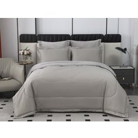 1.5-спальный комплект постельного белья Sofi De MarkO Энрике 1.6 Кт-1.6-Эн11 (светло-серый)