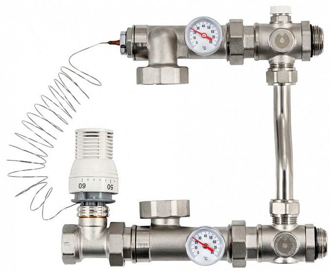

Запорная арматура Unipump Насосно-смесительный узел с термостат. стабилизацией MIX LOOP 89