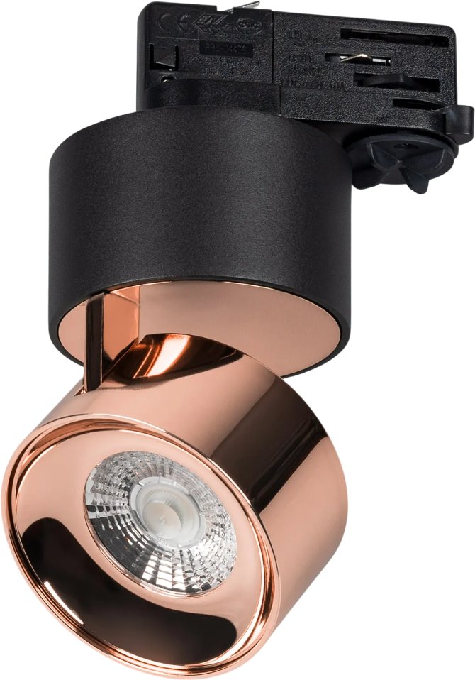 

Трековый светильник Arlight SP-PLURIO-TRACK-4TR-R77-9W Warm3000 BK-COP 36deg 038123