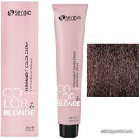 Крем-краска для волос Sergio Professional Color&Blonde 6.41 темно-русый медный матовый