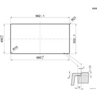 Кухонная мойка Blanco Axia III 6 S-F (разделочная доска из ясеня, темная скала) 524664