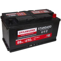 Автомобильный аккумулятор Dynamatrix Standard R+ 690A (88 А·ч)