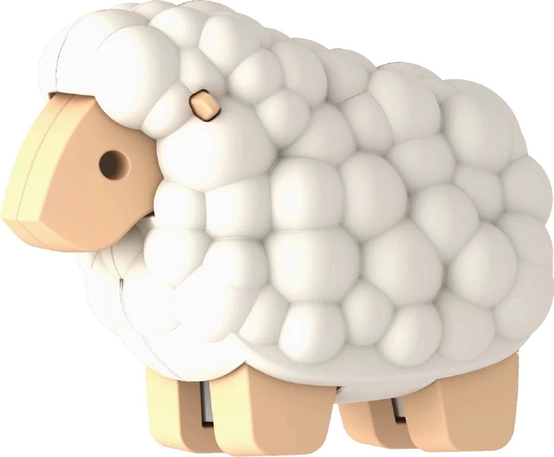 

Магнитный конструктор Halftoys Animal Овца HAS008