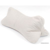 Ортопедическая подушка Like Yoga Валик льняной с гречневой лузгой 26-12 48x18x16