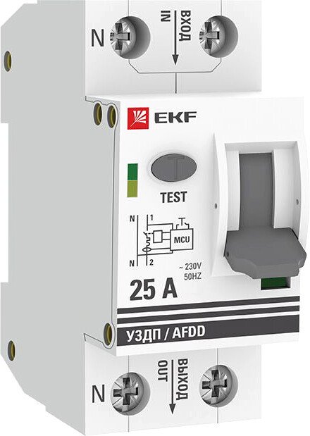 

Устройство защиты от дугового пробоя EKF PROxima Afdd-2-25C-pro