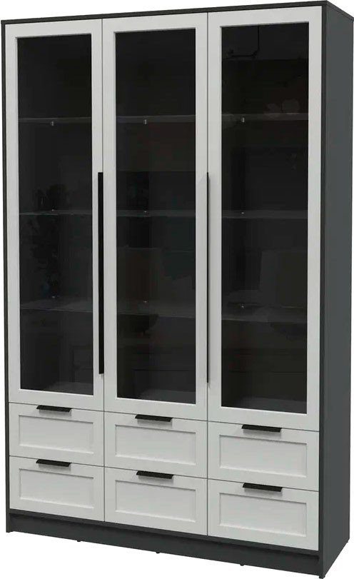 

Шкаф-витрина Интерлиния Концепт Тренд КТ-ШВ3 (антрацит/грей)