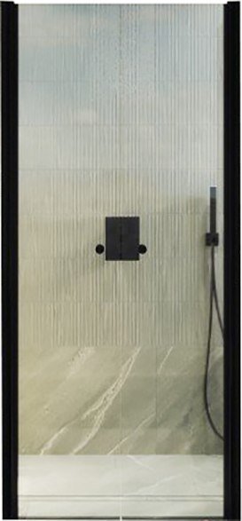 

Душевая дверь MaybahGlass 198x99 MGD-424-6 (прозрачное стекло/черный)