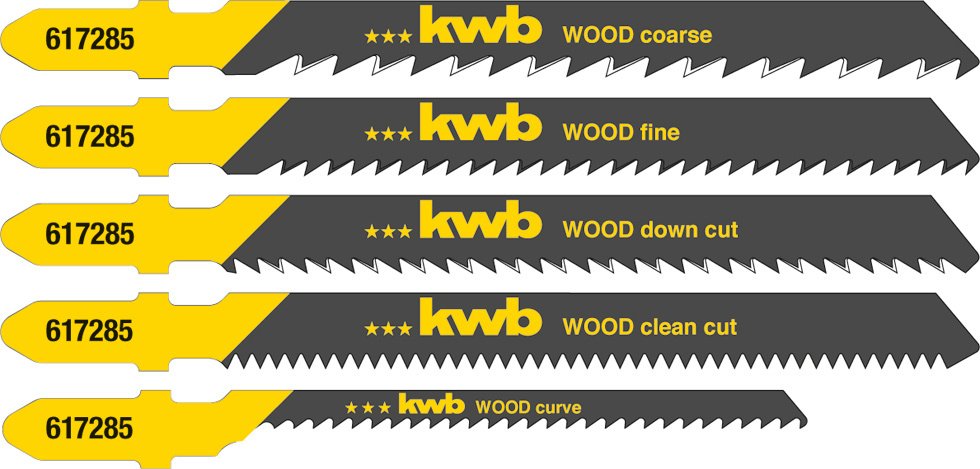 

Набор пильных полотен KWB 49617285 (5 шт)