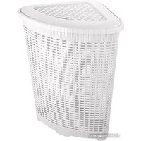 Корзина Econova угловая 50 л 433217516 (белый)