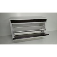 Тумба для обуви Анрат Элана 1к.80 белый+венге магия