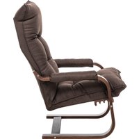 Кресло-качалка Leset Оливер (орех текстура/Malmo 28)