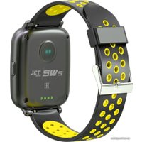 Умные часы JET SW-5 (черный/желтый)