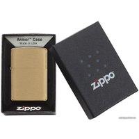 Зажигалка Zippo Armor Brushed Brass 168