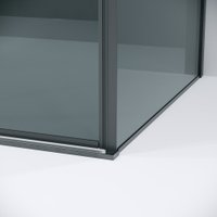 Душевой уголок Grossman Galaxy 100x80x195 120.K33.01.1080.42.10 (графит сатин/стекло тонированное)