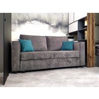 Диван Nord Star Эльф Кальвадос (искусственная замша, зеленый) в Борисове