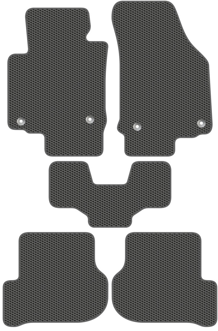 

Комплект ковриков для авто Alicosta Skoda Octavia II (универсал, лифтбек / A5) 2004 - 2013 (серый)