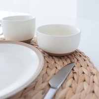 Блюдо AksHome Sand Edge 20.2x8.3 (белый) в Могилеве